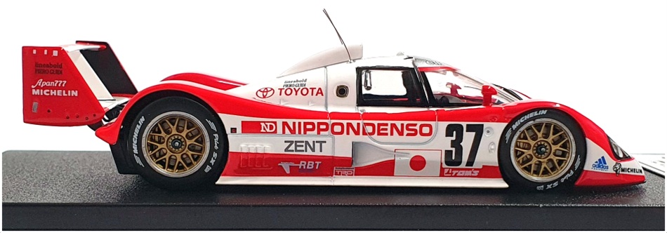Toyota TS010 1993 Le Mans (#38) HPI製1/43 HPI Racing 1/43 Scale 8568 - Toyota TS010 Le Mans 1993 - Red/White