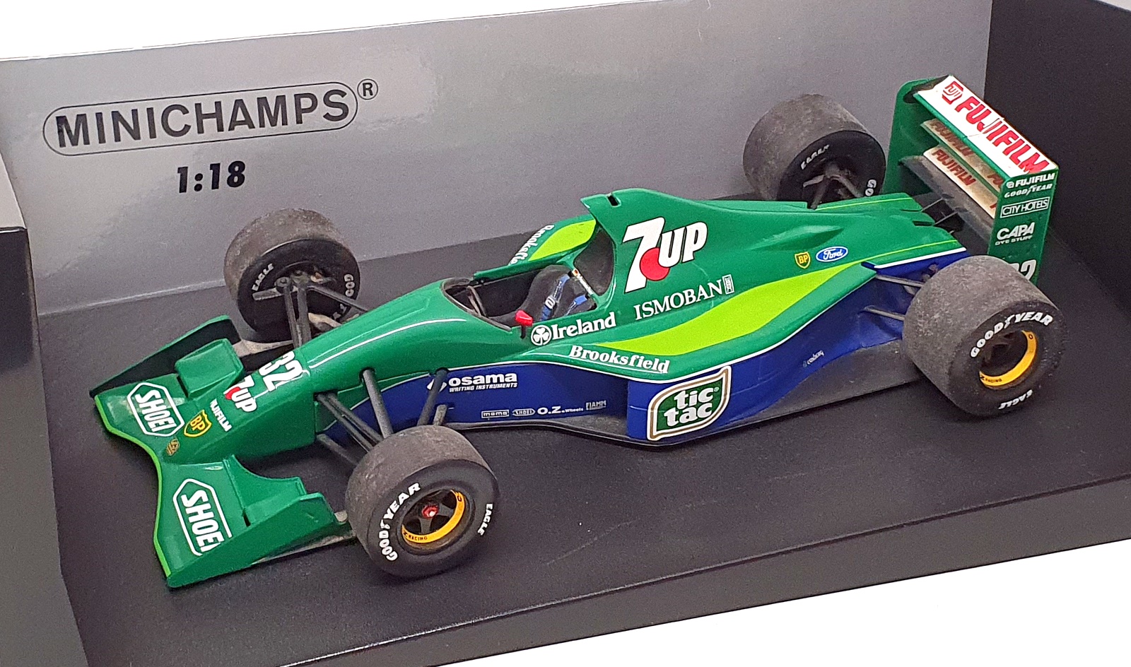 Minichamps 1/18 Scale 100 910032 - F1 Jordan Ford 191 Belgian GP 1991 Schumacher