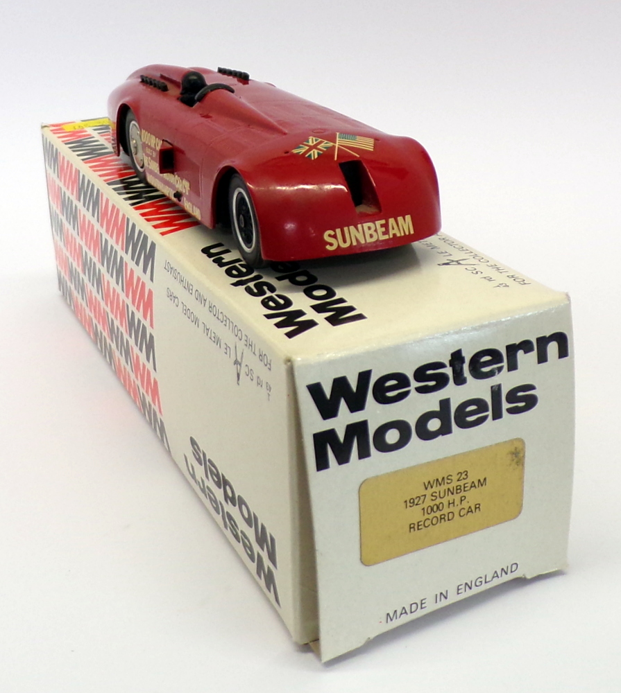Western Models 1/43 Scale WMS23 - 1927 Sunbeam 1000 H.P. Record Car