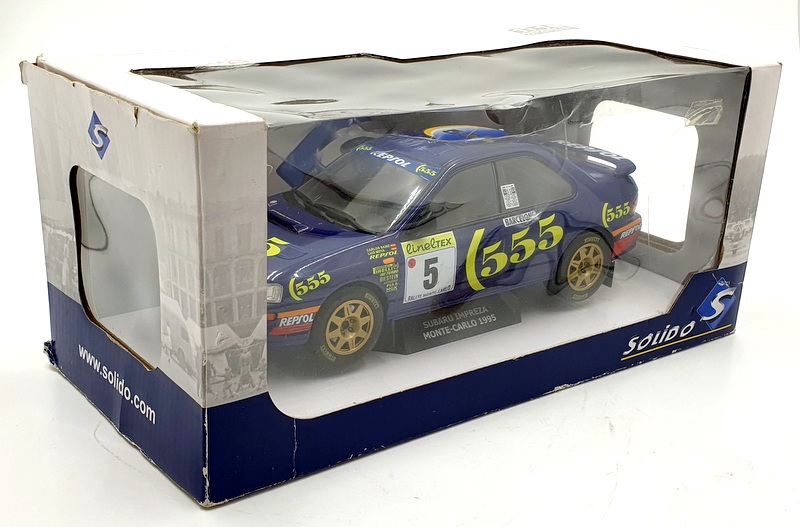 ミニカー SOLIDO1/18Subaru Impreza Monte-Carlo1995 SUBARU IMPREZA #5 WINNER 