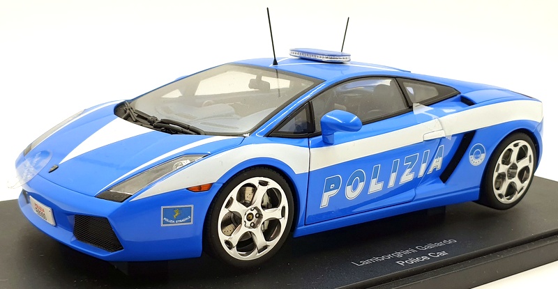 Autoart 1/18 Scale Diecast 74576 - Lamborghini Gallardo Police Car