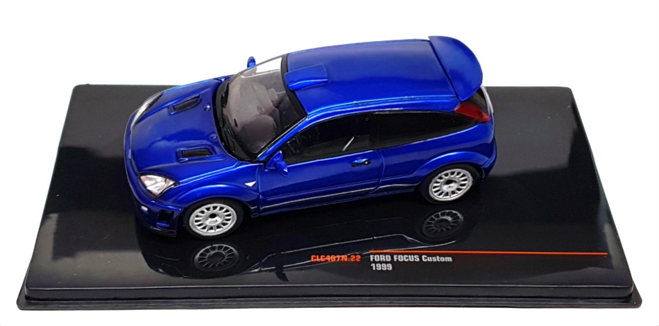 Ixo 1/43 Scale Diecast CLC467N.22 - 1999 Ford Focus Custom - Blue