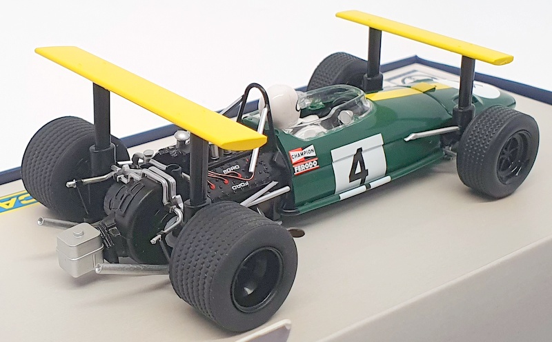 Scalextric 1/32 Scale Model Car C3702A - Brabham BT26A-3 - Green/Yellow