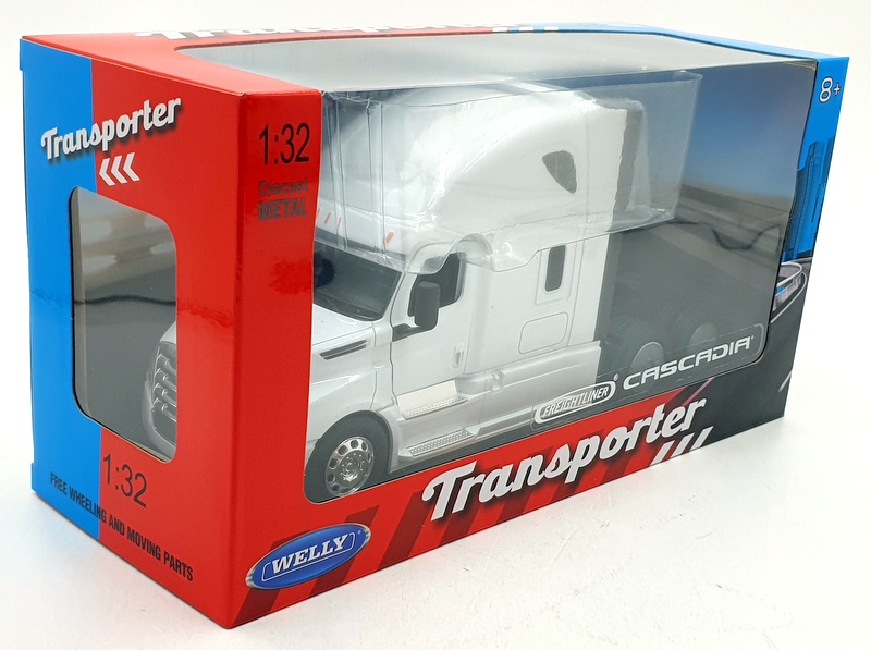Welly 1/32 Scale Diecast 32695W - Freightliner Cascadia - White
