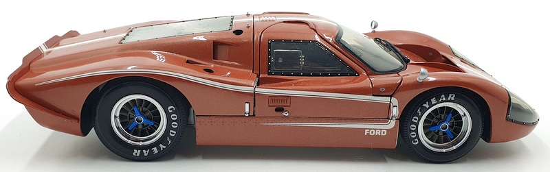 Exoto 1/18 Scale diecast 18055 1967 Ford GT40 Mk IV Test Car Le Mans Copper Met