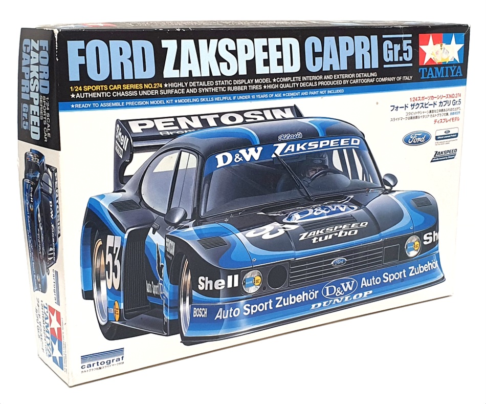 ブランドバッグ通販サイト Tamiya Gr Capri Zakspeed Ford - 24274 Kit Unbuilt Scale 1/24 自動車
