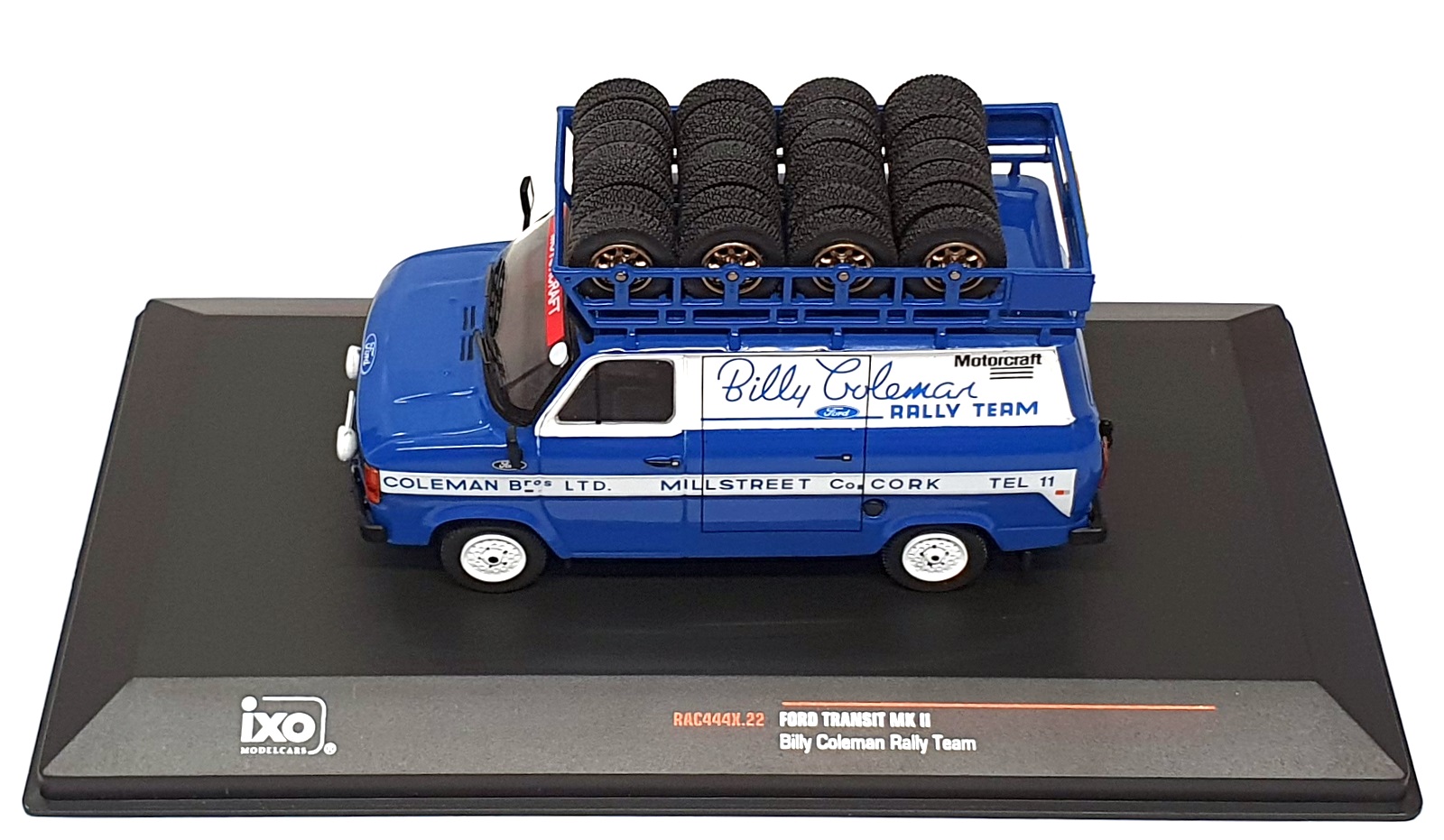 Ixo 1/43 Scale RAC444X.22 Ford Transit Mk2 Billy Coleman Racing Team Blue/White Ixo 1/43 Scale RAC444X.22 Ford Transit Mk2 Billy Coleman Racing Team Blue/White