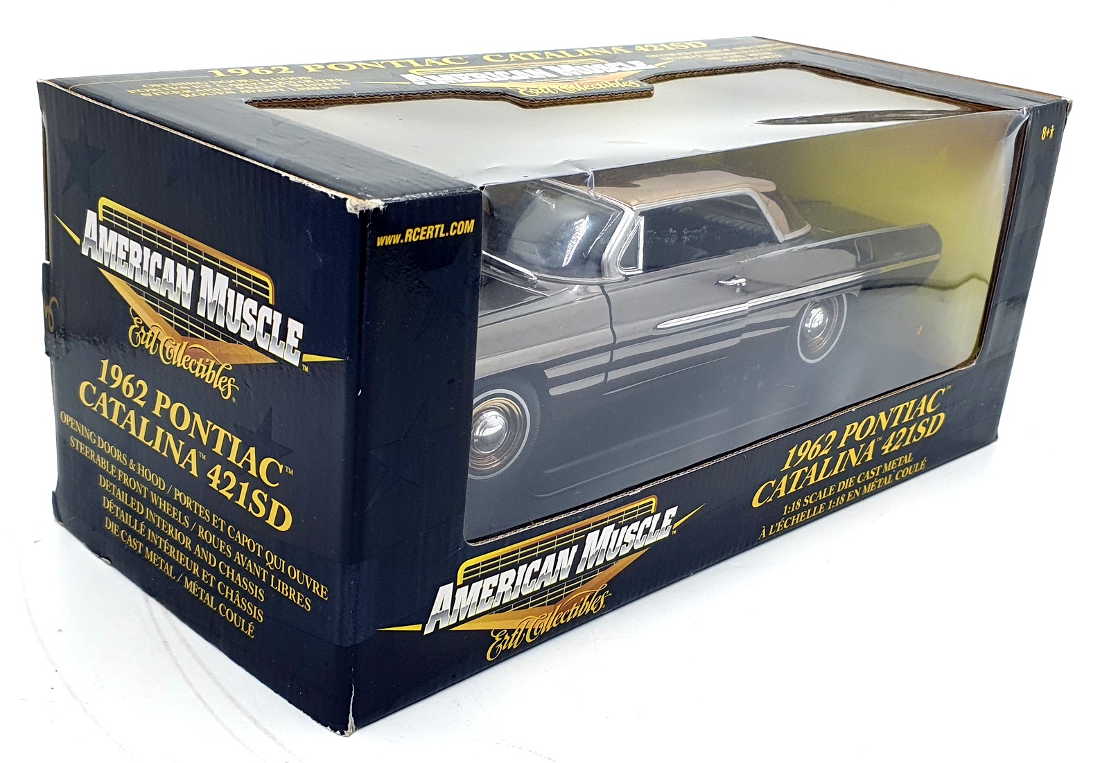 Ertl 1/18 Scale 36673 - 1962 Pontiac Catalina 412SD Chromed