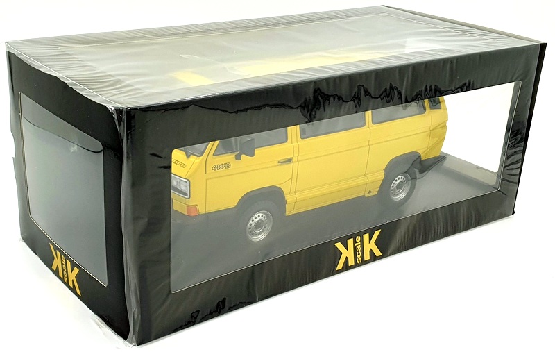KK Scale 1/18 Scale Diecast KKDC180961 - VW Bus T3 Syncro 1987 - Yellow
