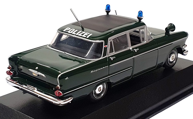 Minichamps 1/43 Scale 430 040090 - 1959 Opel Kapitan Polizei - Green Minichamps 1/43 Scale 430 040090 - 1959 Opel Kapitan Polizei - Green