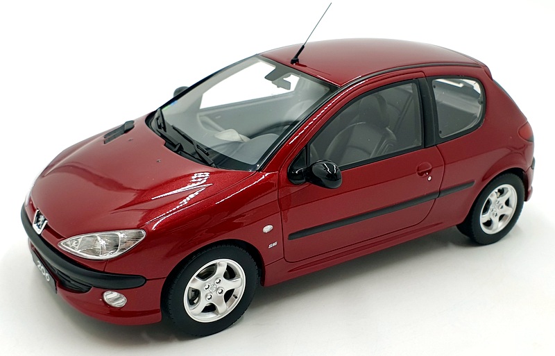 Otto Mobile 1/18 Scale OT1039 - Peugeot 206 S16 - Red | eBay