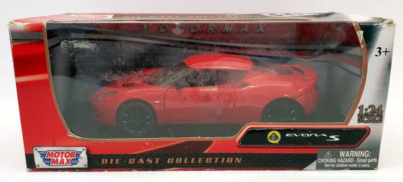 Motormax 1/24 Scale Model Car - 79313 Lotus Evora S - Red