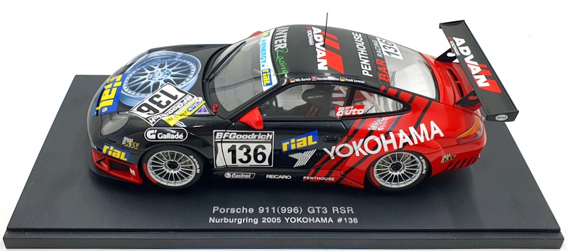 オートアート1/18　ポルシェ911 GT3 RS YOKOHAMA オートアート AUTOart 1/18 ポルシェ911（997） GT3RSR