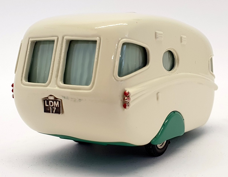 Lansdowne Models 1/43 Scale LDM17 - 1956 Willerby Vogue Caravan - Cream/Green