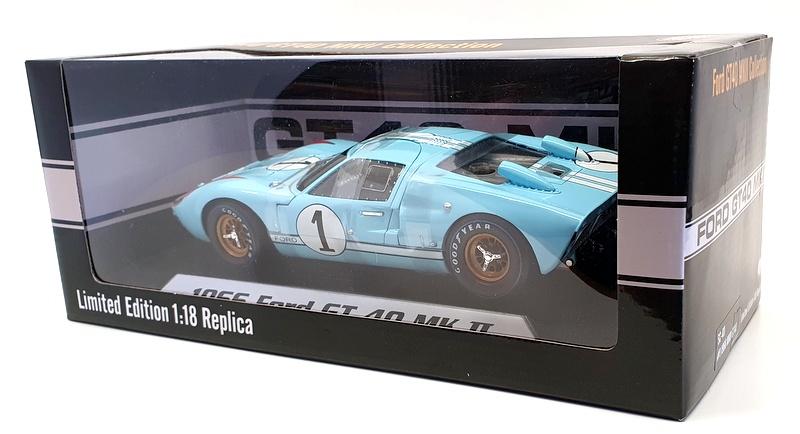 ACME 1/18 Scale Model Car SC411 - 1966 Ford GT-40 MkII #1 - Blue