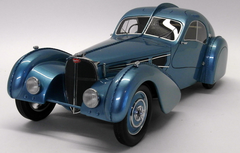 BOS 1/18 Scale Resin - BOS297 Bugatti T57 SC Atlantic Metallic Blue | eBay
