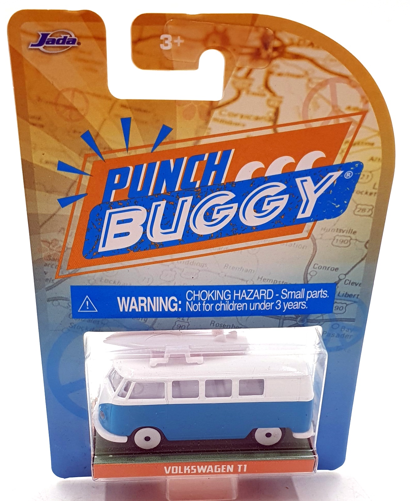 Jada Toys 1/64 Scale 100426G - Volkswagen T1 Van - Blue/White Jada Toys 1/64 Scale 100426G - Volkswagen T1 Van - Blue/White