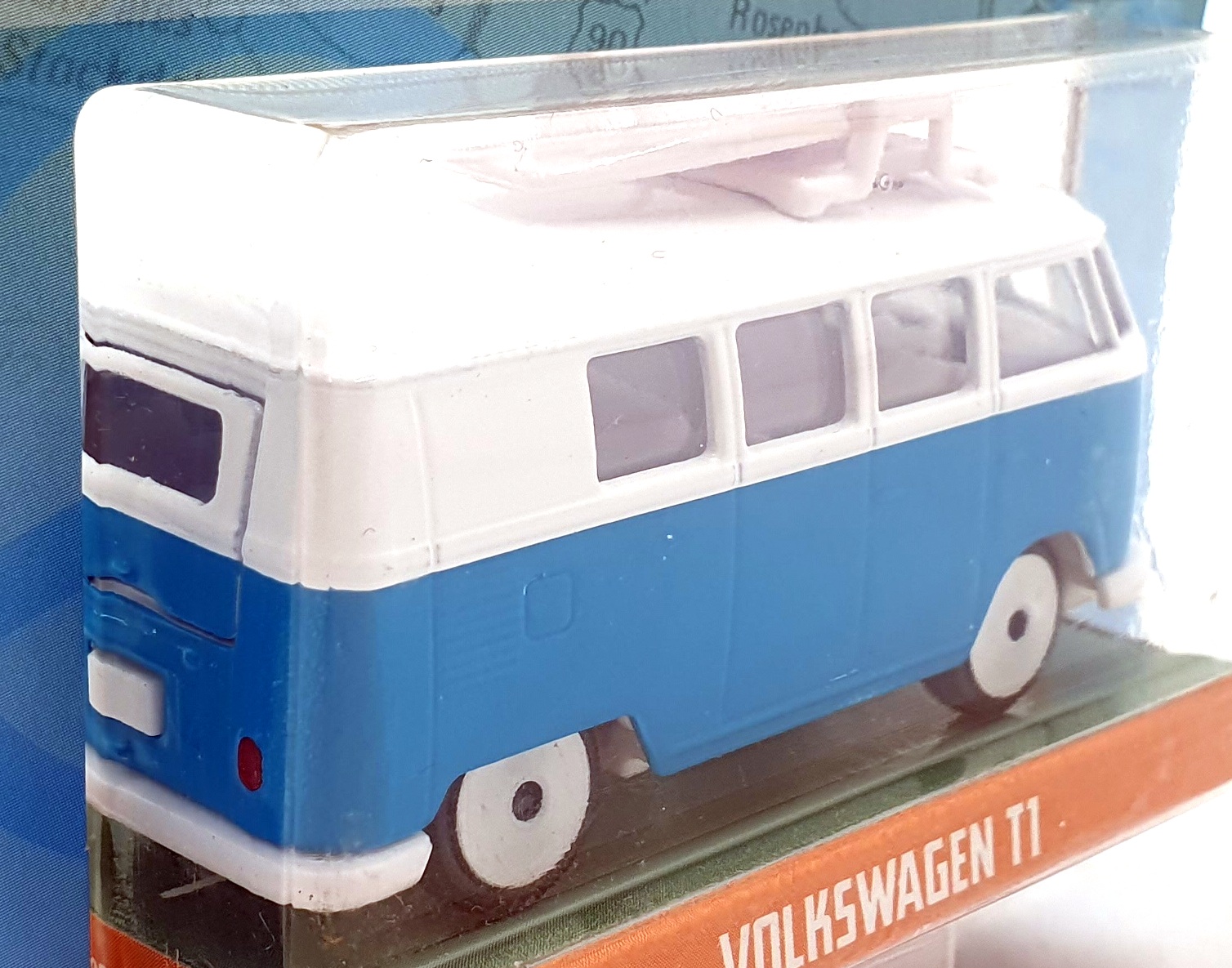 Jada Toys 1/64 Scale 100426G - Volkswagen T1 Van - Blue/White Jada Toys 1/64 Scale 100426G - Volkswagen T1 Van - Blue/White