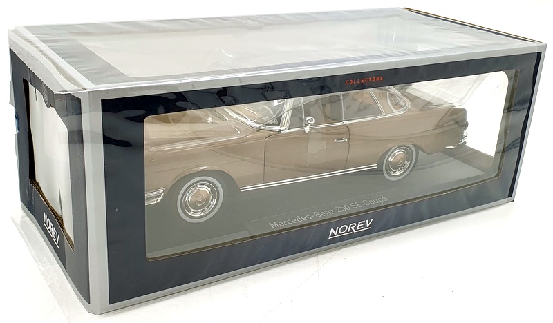 Norev 1/18 Scale Diecast 183759 - Mercedes-Benz 250 SE Coupe 1969 - Gold Met
