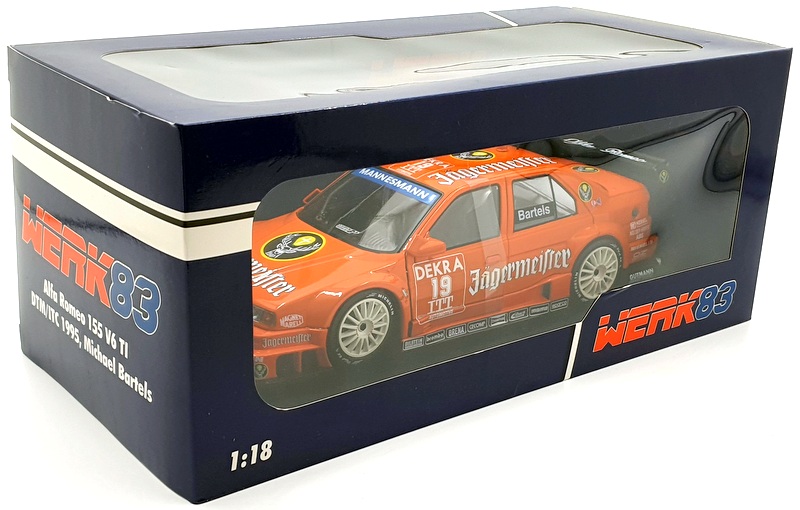 Werk83 1/18 Scale Diecast W1801002 - Alfa Romeo 155 DTM #19 M.Bartels Werk83 1/18 Scale Diecast W1801002 - Alfa Romeo 155 DTM #19 M.Bartels