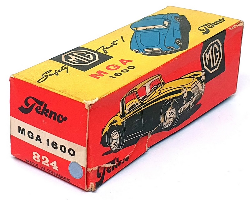 ミニカー Tekno no.824 MGA 1600 Tekno 9cm Long Original Diecast 824 - MG MGA 1600 - Lt. Blue