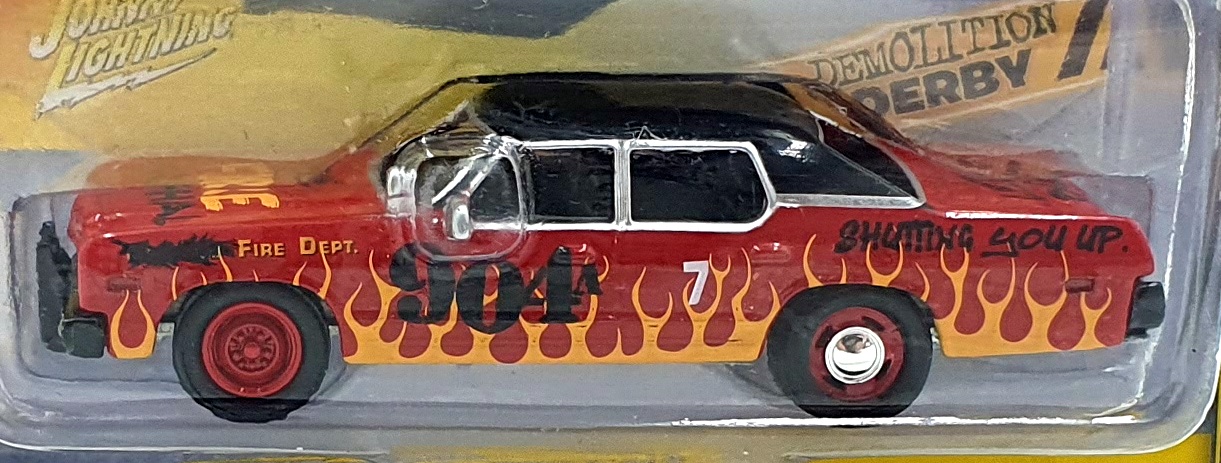 Johnny Lightning 1/64 Scale JLSF017 - 1974 Dodge Monaco #904 Demolition Derby Johnny Lightning 1/64 Scale JLSF017 - 1974 Dodge Monaco #904 Demolition Derby