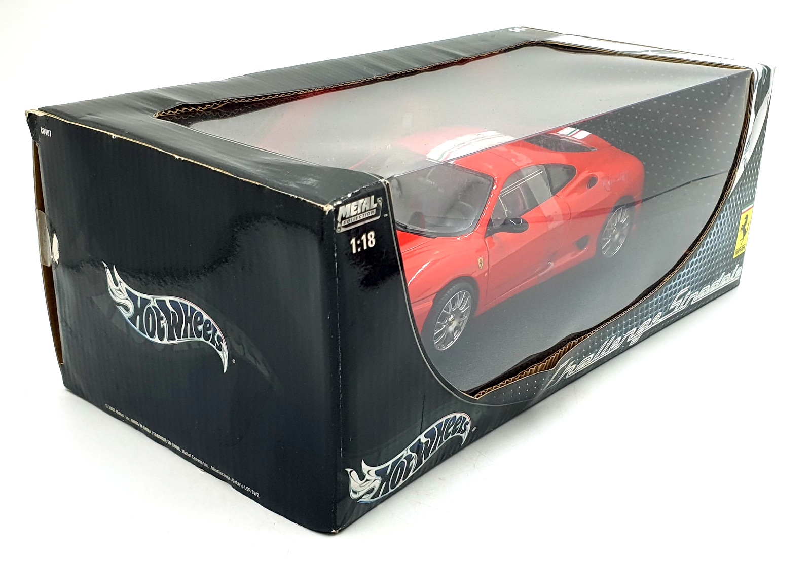 Hot Wheels 1/18 Scale Diecast C0407 - Ferrari 360 Stradale - Rosso Red Hot Wheels 1/18 Scale Diecast C0407 - Ferrari 360 Stradale - Rosso Red