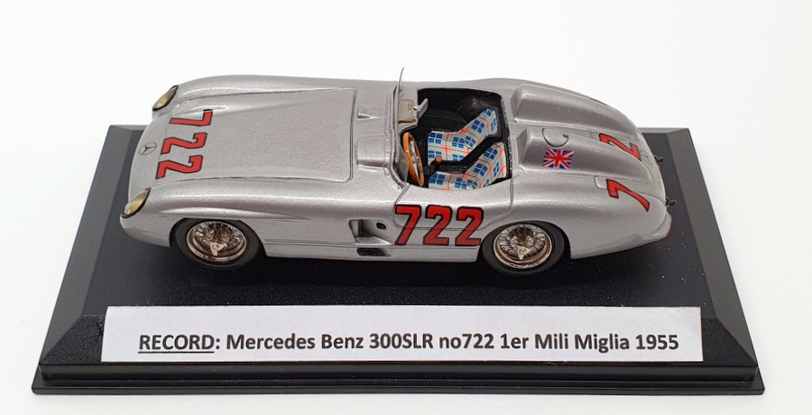 Record 1/43 Scale Built Kit RE110 - Mercedes Benz 300SLR #722 Mili Miglia 1955