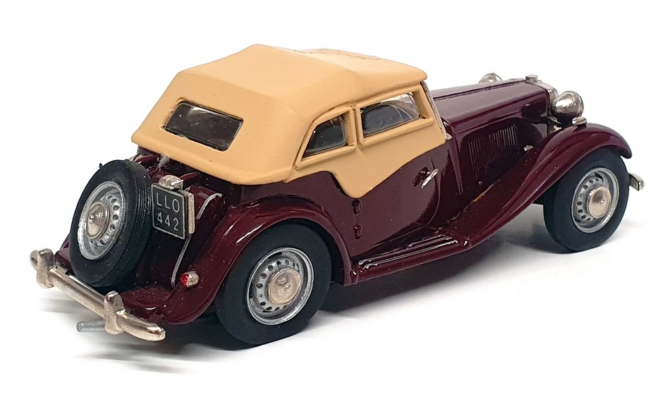 Kenna Models 1/43 Scale KM4 - MG TD Closed - Red 1 Of 600