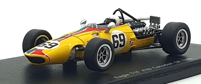 Spark 1/43 Scale S1820 - F1 Eagle T1F #69 Canadian GP 1969 - Pease Spark 1/43 Scale S1820 - F1 Eagle T1F #69 Canadian GP 1969 - Pease