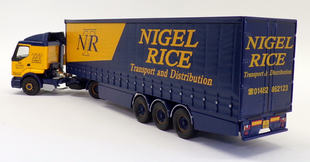 Corgi 1/50 Scale 75605 - Renault Curtainside Truck - Nigel Price