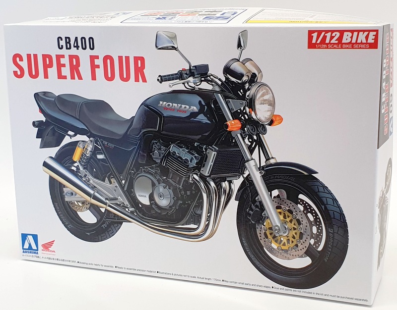 Aoshima 1/12 Scale Model Motorcycle Kit 42151 Honda CB400 Super Four