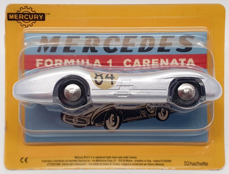 Hachette 10cm Long Model Car ART 56 - Mercedes Benz F1 - Silver