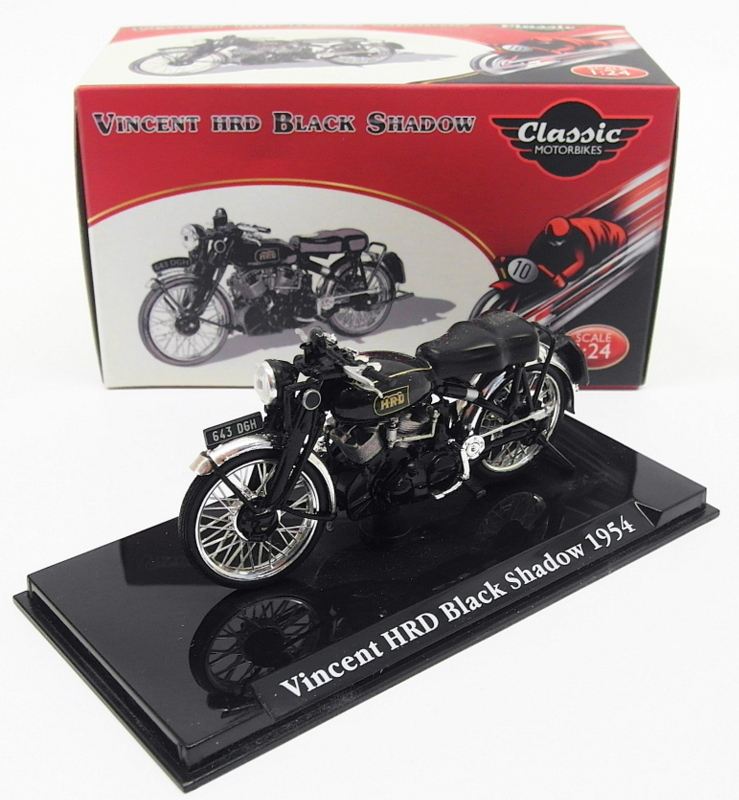 Atlas Editions 1/24 Scale Motorcycle 4 658 102 - Vincent HRD Black Shadow