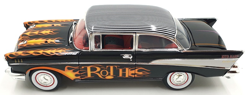 Acme 1/18 Scale A1807014 - 1957 Chevy Bel Air Ed Roth Big Daddy - Black Acme 1/18 Scale A1807014 - 1957 Chevy Bel Air Ed Roth Big Daddy - Black