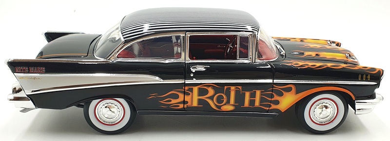 Acme 1/18 Scale A1807014 - 1957 Chevy Bel Air Ed Roth Big Daddy - Black Acme 1/18 Scale A1807014 - 1957 Chevy Bel Air Ed Roth Big Daddy - Black