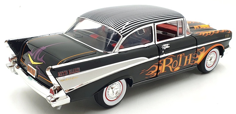 Acme 1/18 Scale A1807014 - 1957 Chevy Bel Air Ed Roth Big Daddy - Black Acme 1/18 Scale A1807014 - 1957 Chevy Bel Air Ed Roth Big Daddy - Black