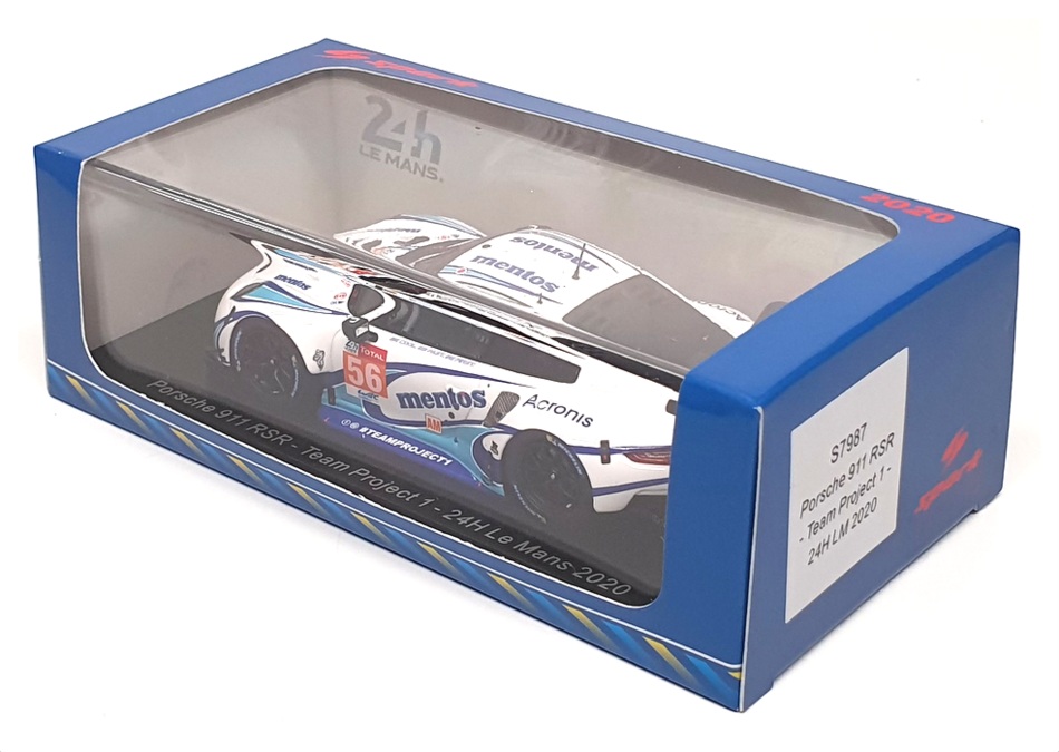 最も完璧な 1/43 Spark Scale #56 1 Project Team RSR 911 Porsche - S7987 ミニカー