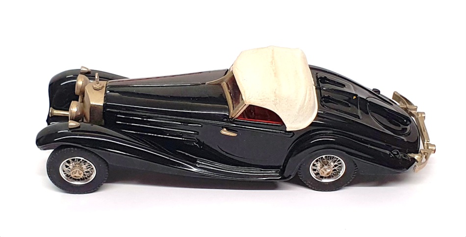 Western 1/43 Scale WMS1 - 1938 Mercedes Benz Type 540K - Black Hood Up