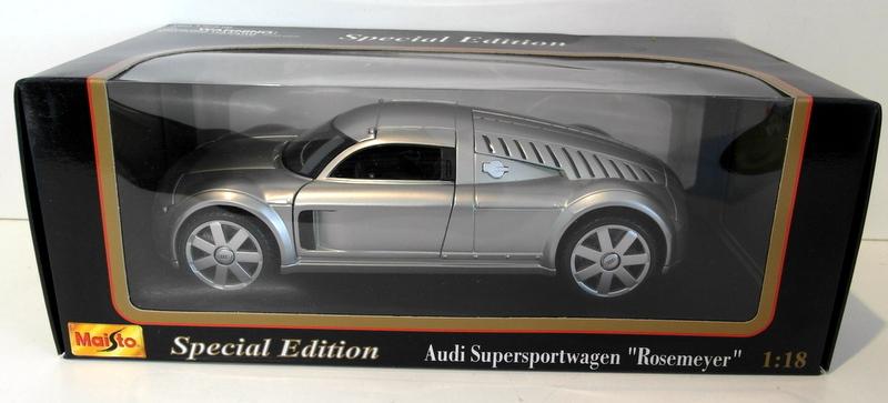 Maisto 1/18 Scale Diecast - 31625 Audi Supersportwagen Rosemeyer