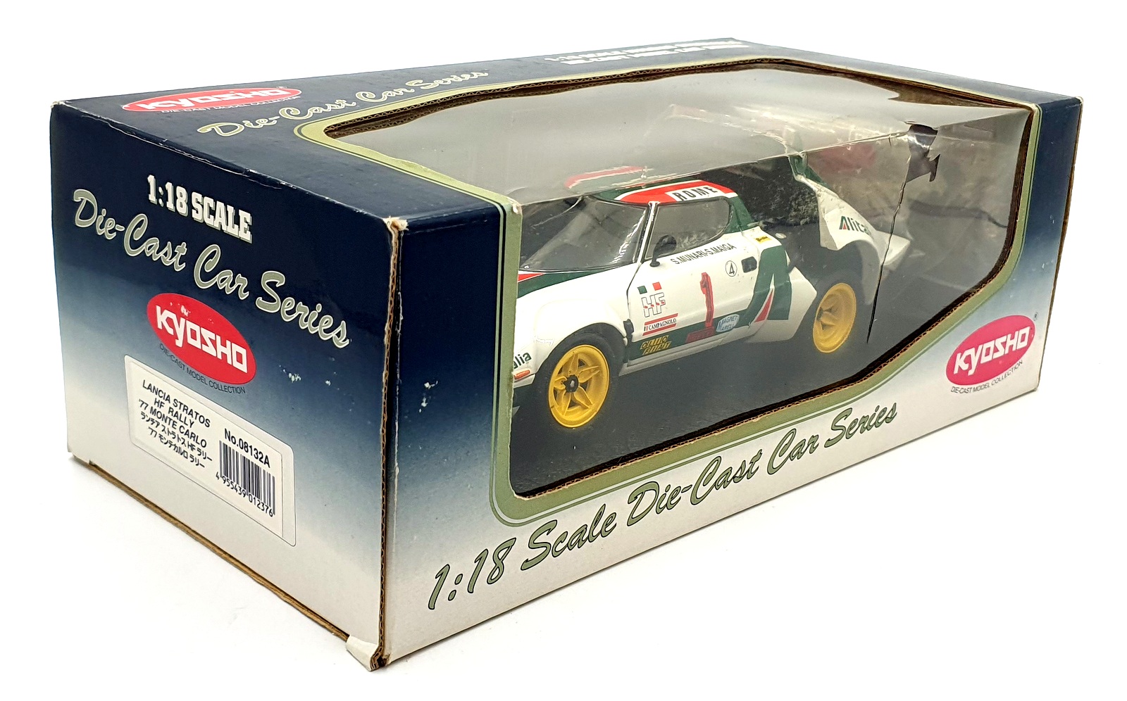 Kyosho 1/18 Scale 08132A - Lancia Stratos HF Rally 1977 Monte