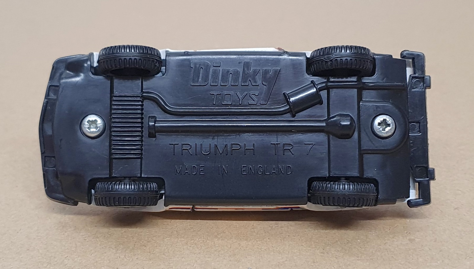Dinky Toys Original Diecast 207 - Triumph TR7 Rally Car #8 - White/Blue/Red Dinky Toys Original Diecast 207 - Triumph TR7 Rally Car #8 - White/Blue/Red