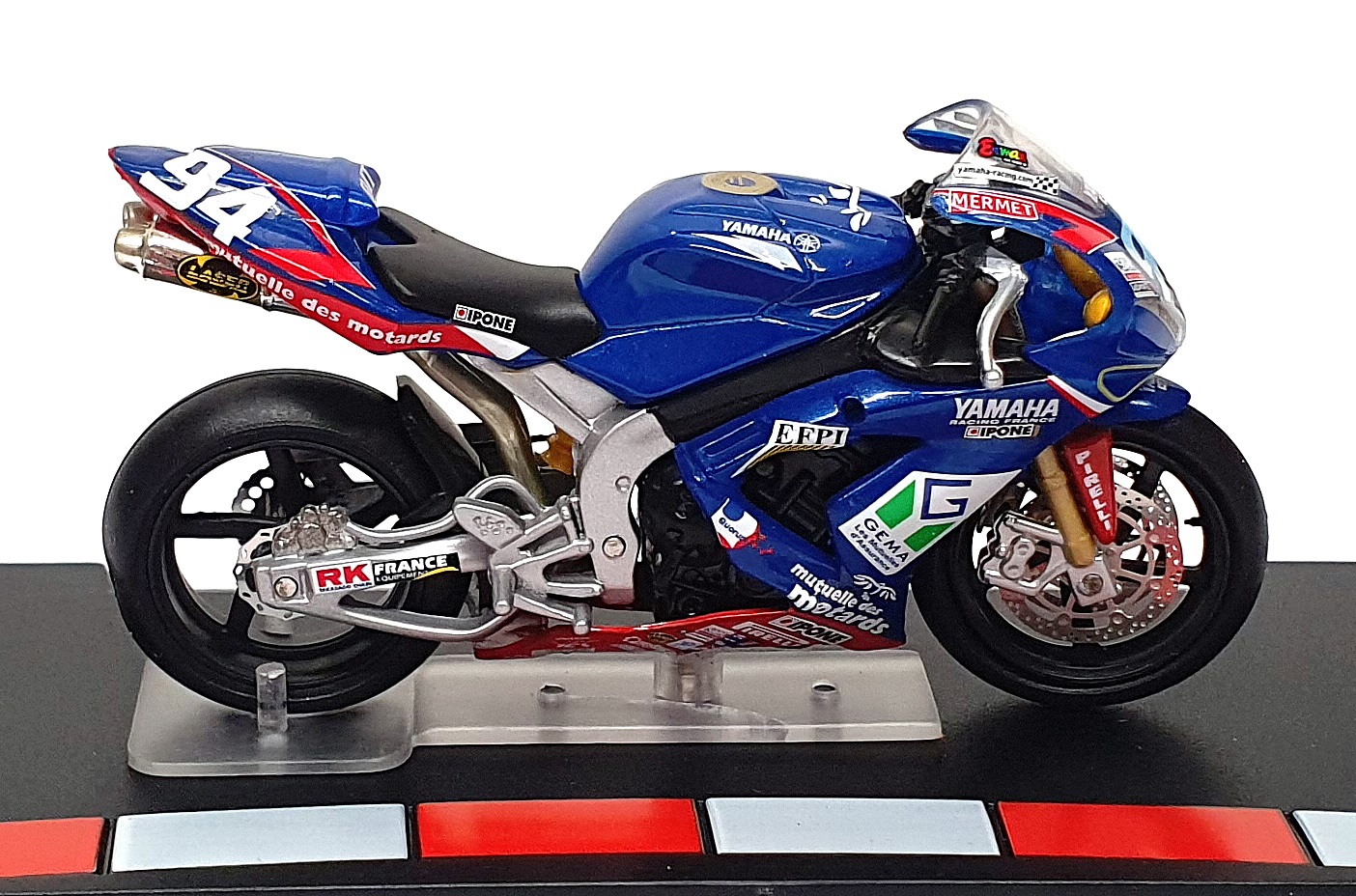 Altaya 1/24 Scale 2405CG - Yamaha R1 #94 24H Le Mans 2005 Checa/Costes/Gimbert Altaya 1/24 Scale 2405CG - Yamaha R1 #94 24H Le Mans 2005 Checa/Costes/Gimbert