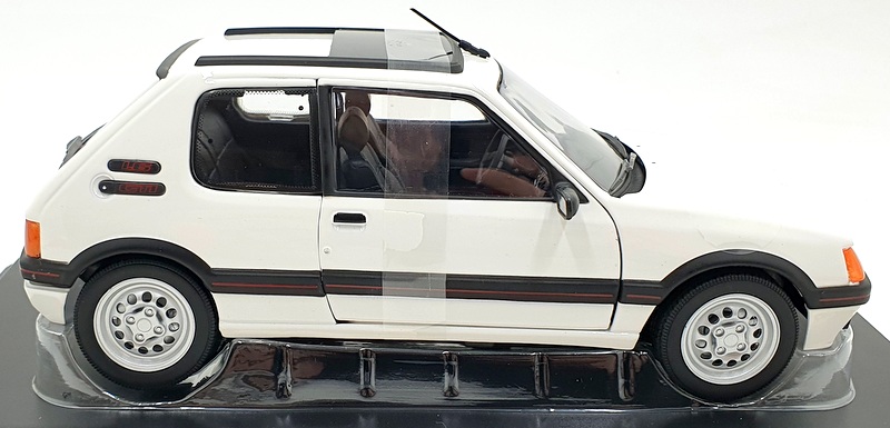 Norev 1/18 Scale 184849 - Peugeot 205 GTI 1.6 1988 - White | eBay