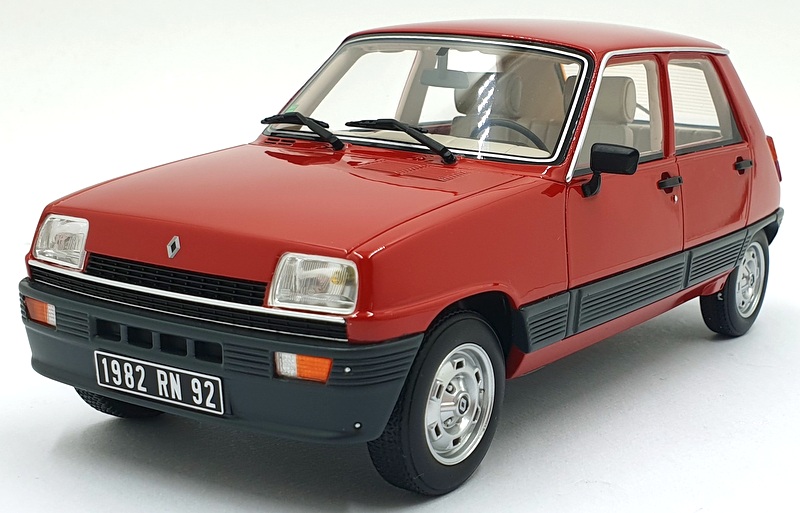Otto Mobile 1/18 Scale Resin OT1147 - Renault 5 GTL - Red