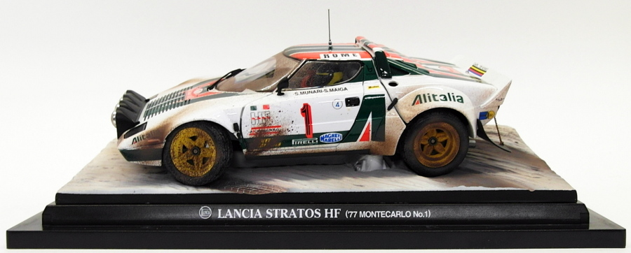 Kyosho 1/18 Scale Model Car 08139A - Lancia Stratos HF Altalia Diorama