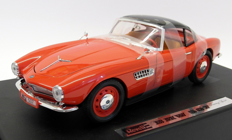 Revell 1/18 Scale - 8823 BMW 507 Coupe - Red / Black roof