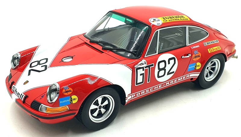 Minichamps 1/18 Scale Resin 107 716882 - Porsche 911 S ADAC 1000 1971 #82