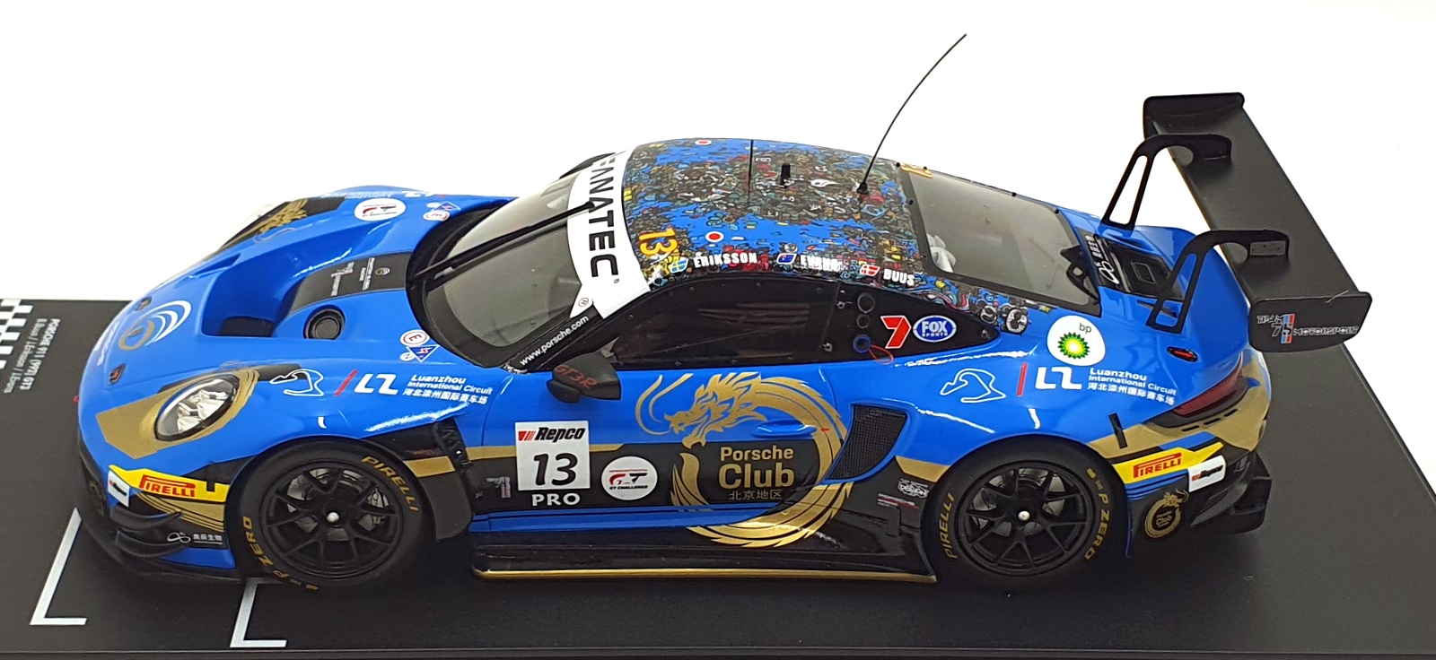 IXO 1/18 Scale LEGT1824003BAT - Porsche 911 (992) gt3 #13 12Hr Bathurst 2024