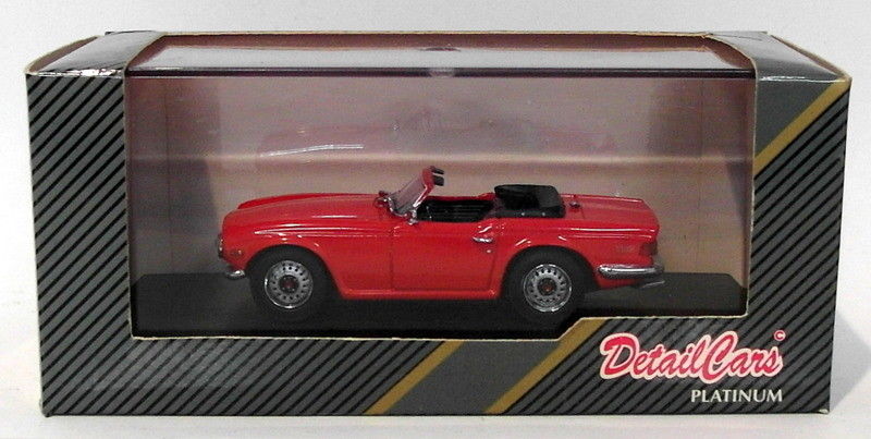 Detail Cars 1/43 Scale Diecast ART351 - 1969 Triumph TR6 Spider - Red